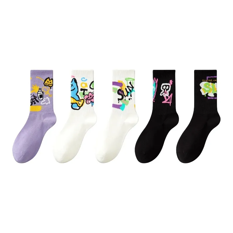 Youle Box Mid-Calf Socks Unisex-32