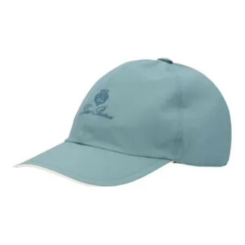 Loro Piana Microfiber, Cotton Baseball Caps Men's Blue