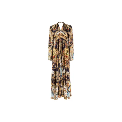 CAMILLA Venice Vignette-print Silk Maxi Dress