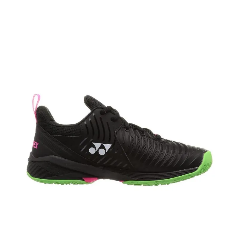 YONEX Anti Slip Wear Resistant Low Top Casual Shoes Men's Black Green-1