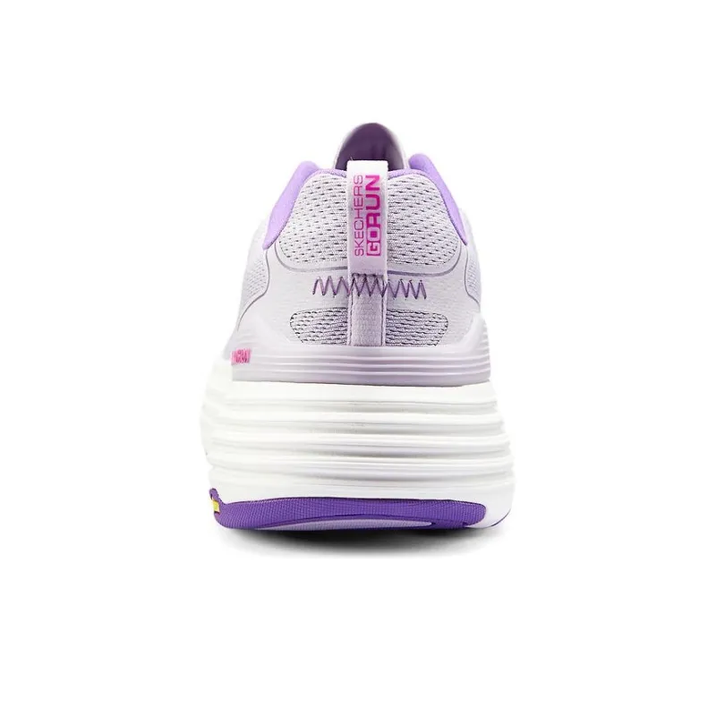 Skechers Anti Slip And Wear Resistant Breathable Low Top Casual Shoes Women's White Purple-2