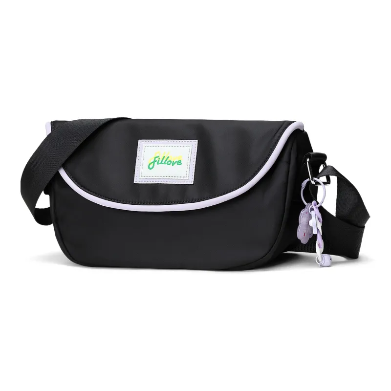Fillove Fabric Crossbody Bags Sling Bags Regular Unisex Black-1