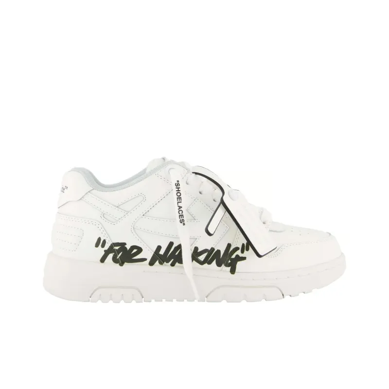 OFF WHITE Low Top Skateboard Shoes 3.5cm Women's White-1