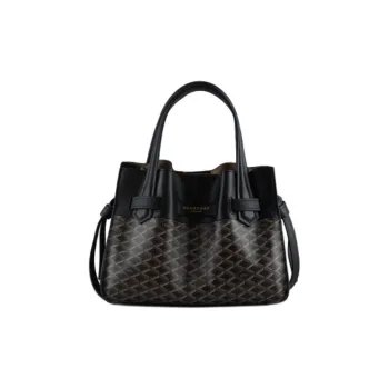 POURCHET Cow Leather Crossbody Handbag Medium Size Women's Multicolor