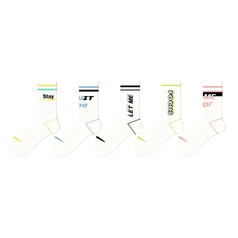 Youle Box Mid-Calf Socks Unisex-26