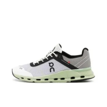 On Cloudnova Cushioned Slip Resistant Low Top Casual Running Shoes Men's Gray Green