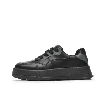 Desai Desai Anti Slip Wear Resistant Low Top Skateboard Shoes Men's Black