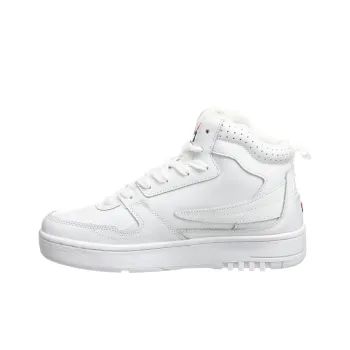 FILA Anti Slip Wear Resistant Mid Top Casual Shoes Women's White