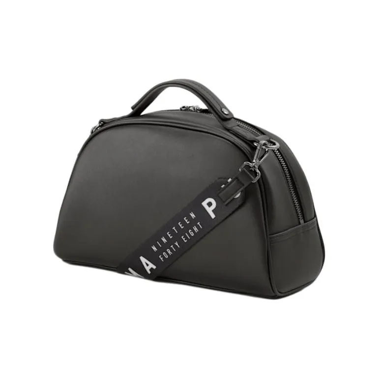 PUMA Synthetic Leather Portable Crossbody Bag Shoulder Bag Regular Women's Black-4