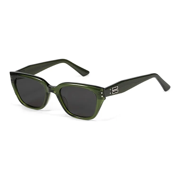 BOELEO Plate Frame Square Sunglasses Unisex-5