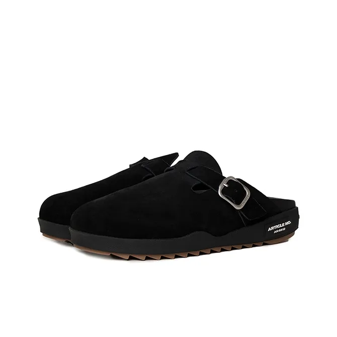 ARTICLE NO. Wrap toe Slippers Unisex Black-4