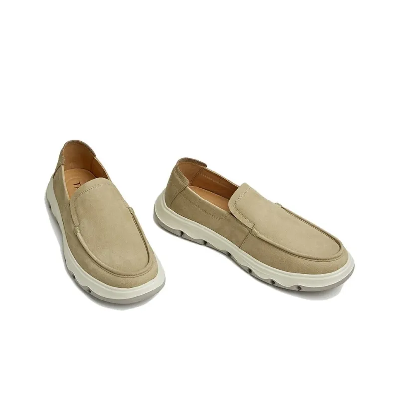 TATA Dress Shoes Men Low Top Solid Color-10