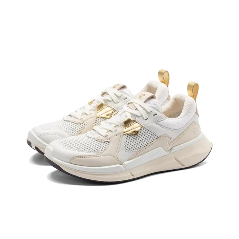 Ecco Low Top Casual Shoes Women's White-2