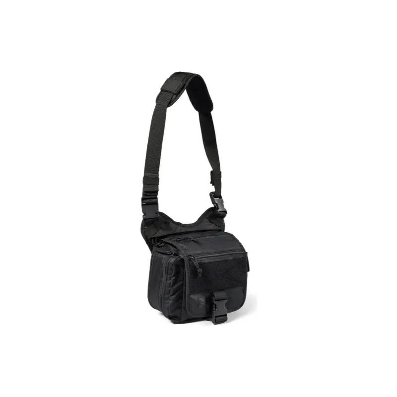5.11 5L One Shoulder Crossbody Outdoor Bag Nylon Black/Outlaw Green Men's-1