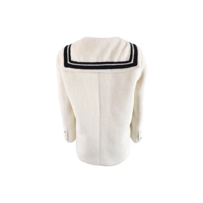 CLOUD SEASON Velvet feel Coat Women's White-1