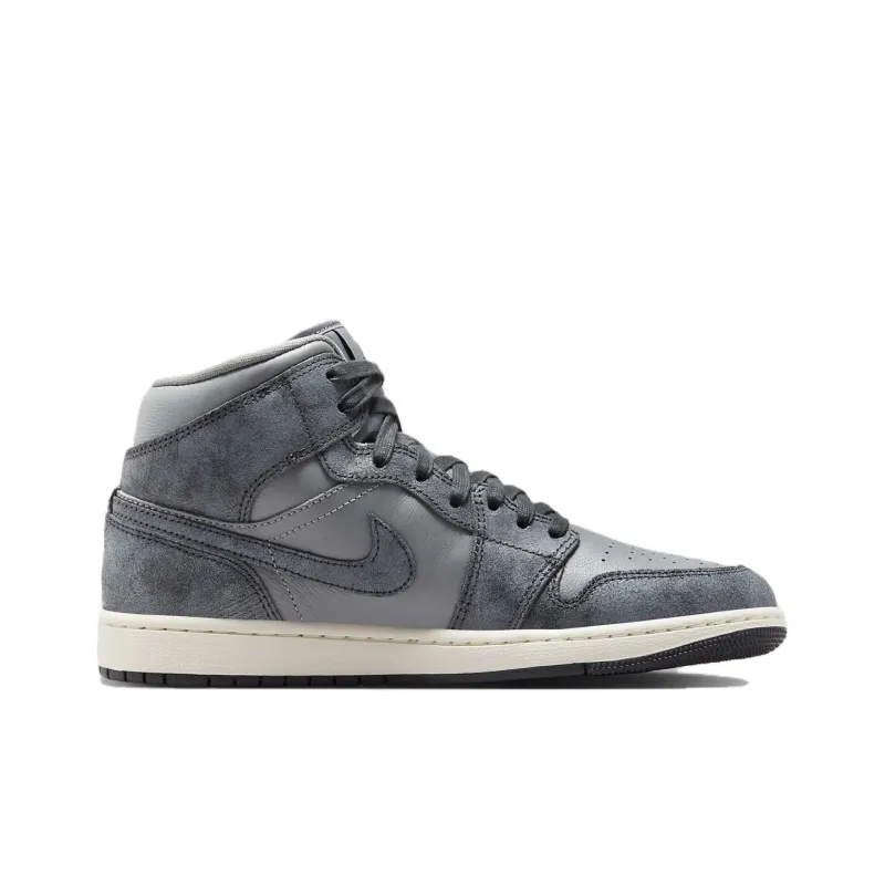 Jordan 1 Mid Distressed Smoke Grey Women's-1
