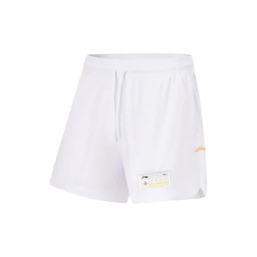 LINING Basketball Collection Sports Shorts Men Standard White