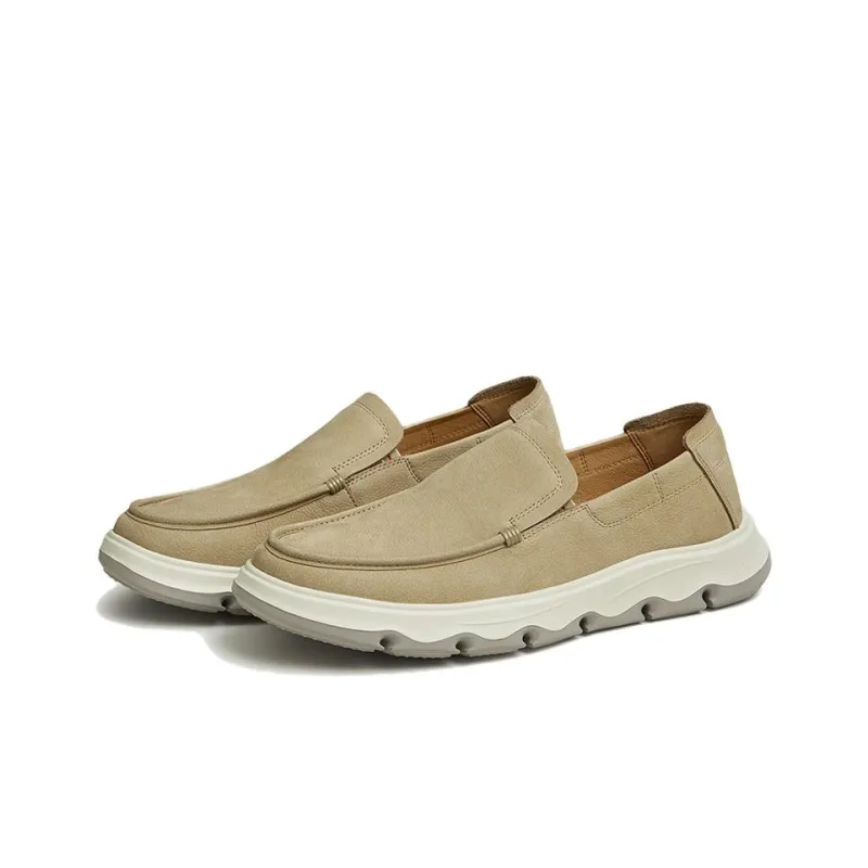 TATA Dress Shoes Men Low Top Solid Color-11