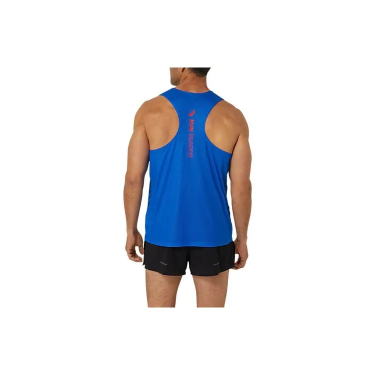 Asics Tank Tops Men Blue-1