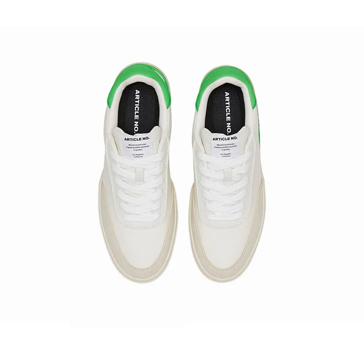 ARTICLE NO. Abrasion Resistant Low Top Skateboard Shoes Unisex White-1