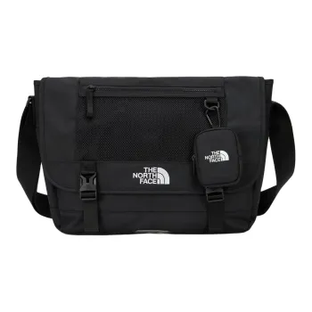 THE NORTH FACE Polyester Messenger Bag Shoulder Bag Crossbody Bag Large Size Unisex Black