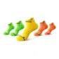 2 Green, 2 Orange Red, 1 Yellow
