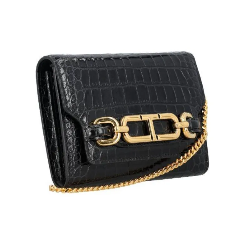 TOM FORD Shiny Embossed Whitney Mini Shoulder Bag-2