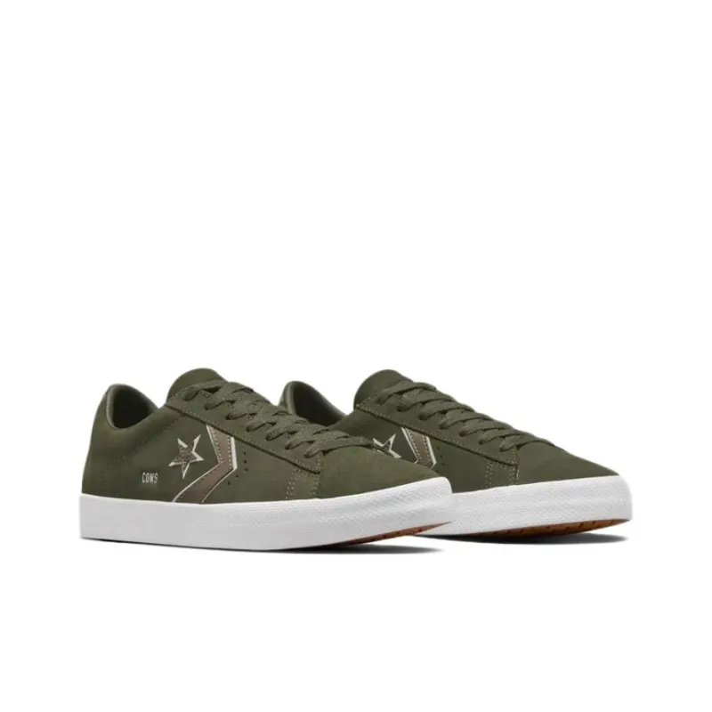 Converse Cons PL Vulc Pro Abrasion Resistant Breathable Low Top Skateboard Shoes Unisex Green-2