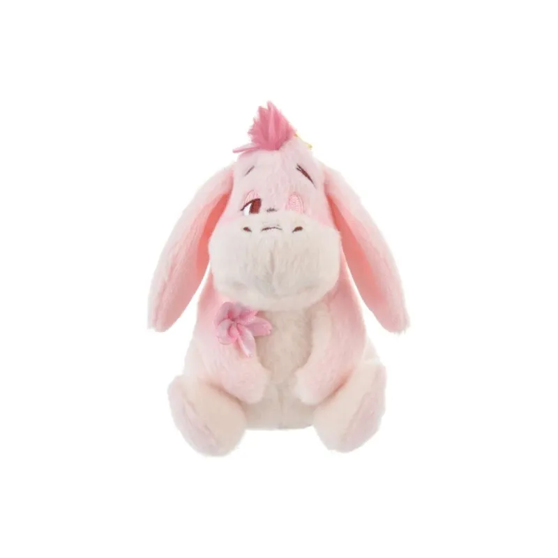 Disney Cherry Blossom Story Eeyore Keychain Dolls Plush Pendant 17cm Height-0