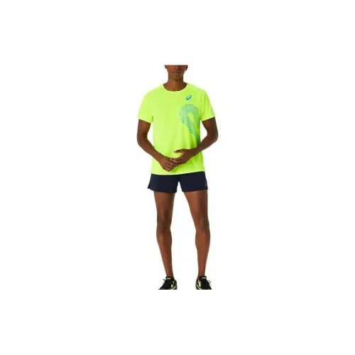 Asics T-Shirts Men Flash Yellow