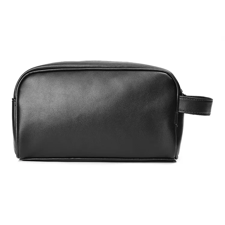 ALNI BITTON PU Commuter Clutch Regular Men's Pure Black/Woven Black-3