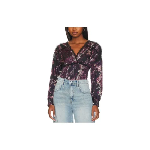 FREE PEOPLE Bodysuits Women's Purple