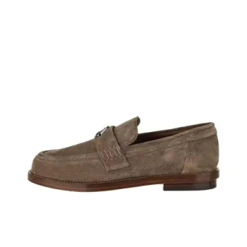 Alexander McQueen Seal plaque Suede Loafers