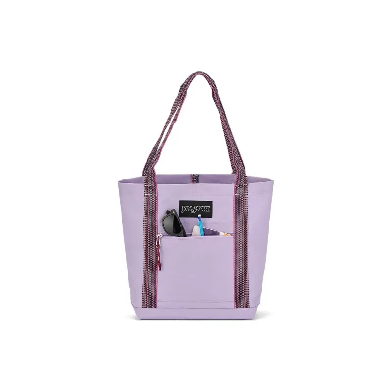 JanSport Recycled Polyester Handbag Shoulder Bag Unisex Light Purple Lilac-3