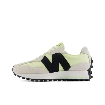 New Balance 327 White Black Grey Yellow Women's