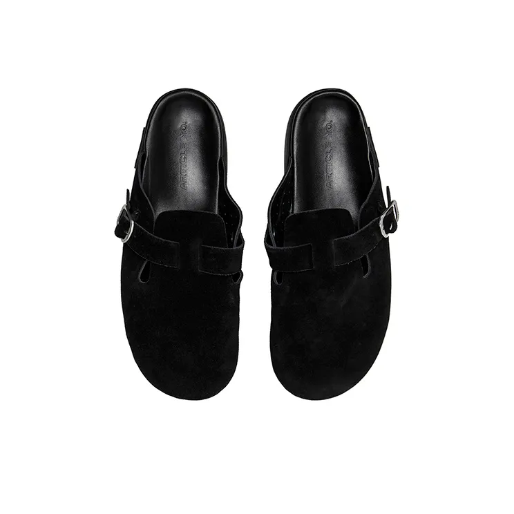 ARTICLE NO. Wrap toe Slippers Unisex Black-1