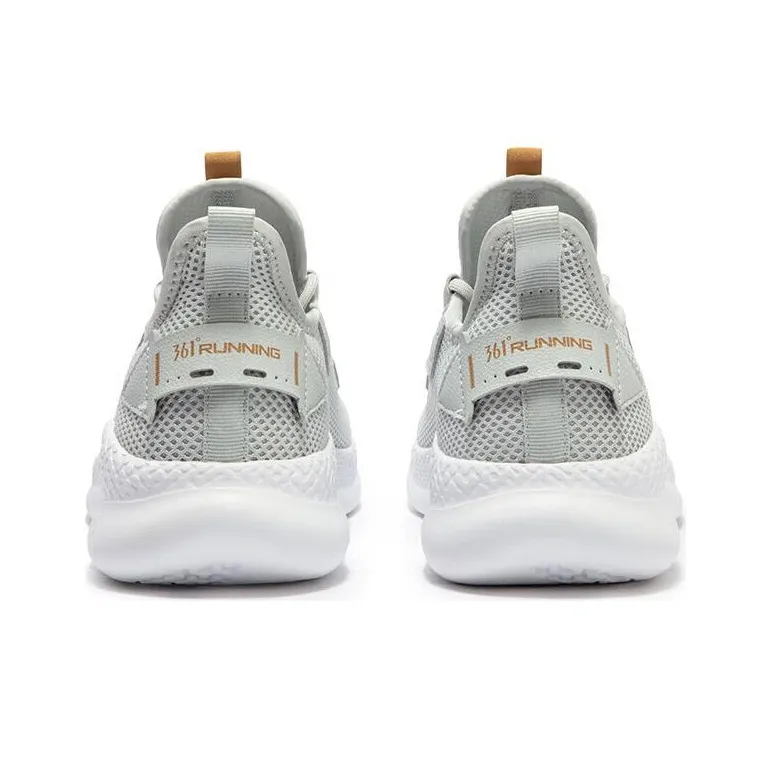 361° Durable Breathable Low Top Running Shoes Men's Gray-3