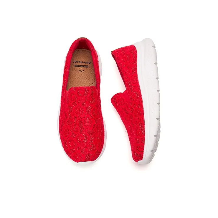 Joy&Mario Breathable Lightweight Low-Top Casual Shoes Women's-18