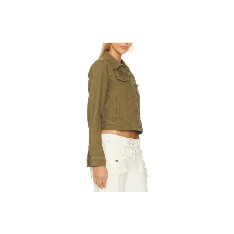 FREE PEOPLE Jackets Coats Women's Green-2