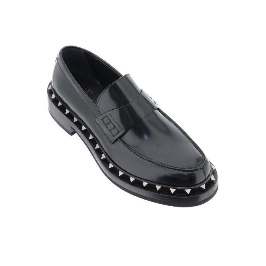 スニーカー VALENTINO GARAVANI  Slip on Men Fabric Black Valentino Garavani VLTN slip-on Sneakers | Black | FARFETCH