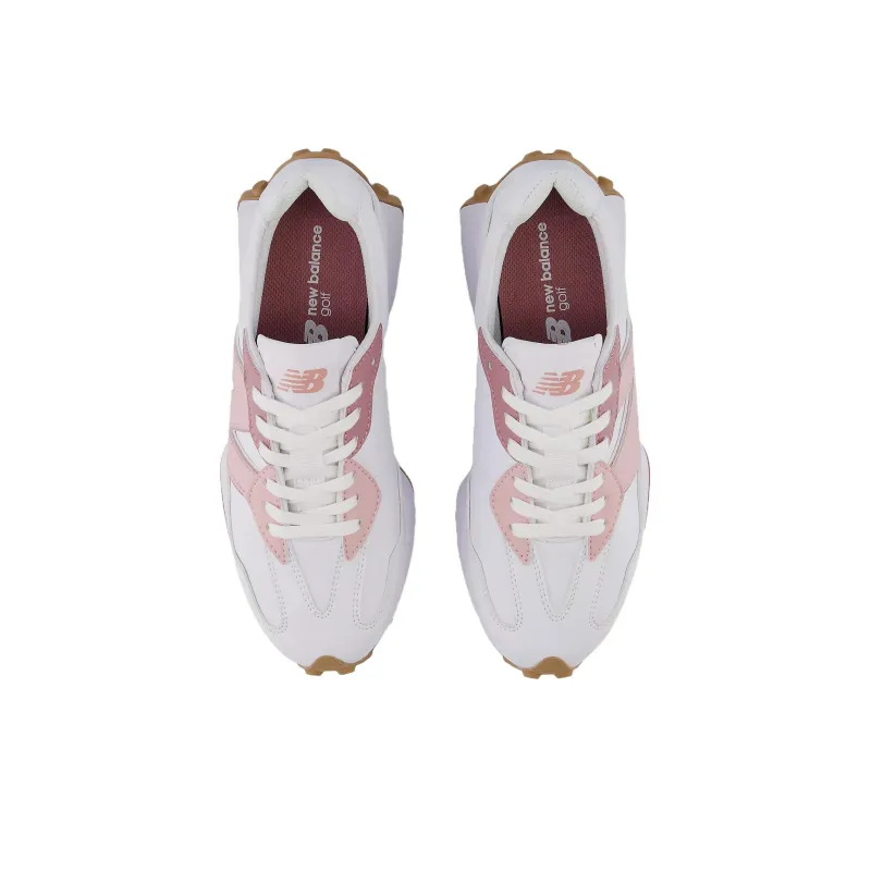 New Balance 327 Golf White Pink Women's-3