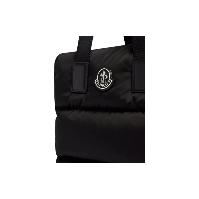 Moncler Nylon Tote Bag Shopping Bag Handbag Women's Black-2