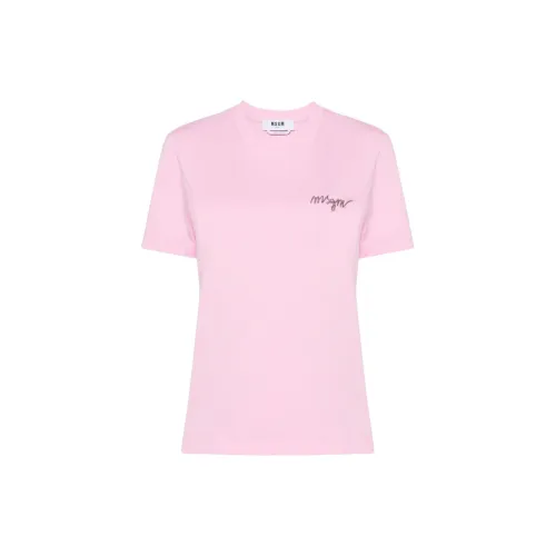 MSGM T-Shirts Women's Flamingo Pink