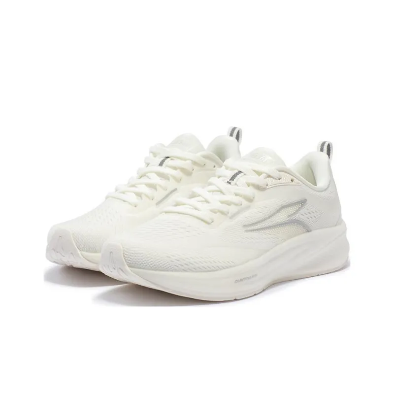 361° Slip Resistant Low Top Casual Running Shoes Women's White Gray-2