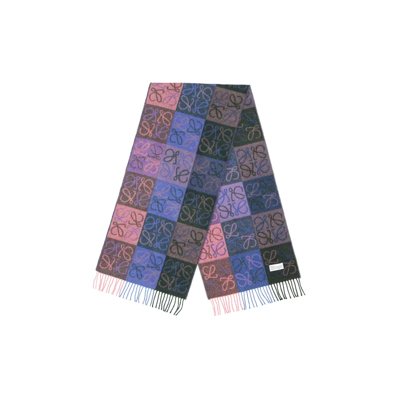 LOEWE Anagram Knit Scarves Unisex-1
