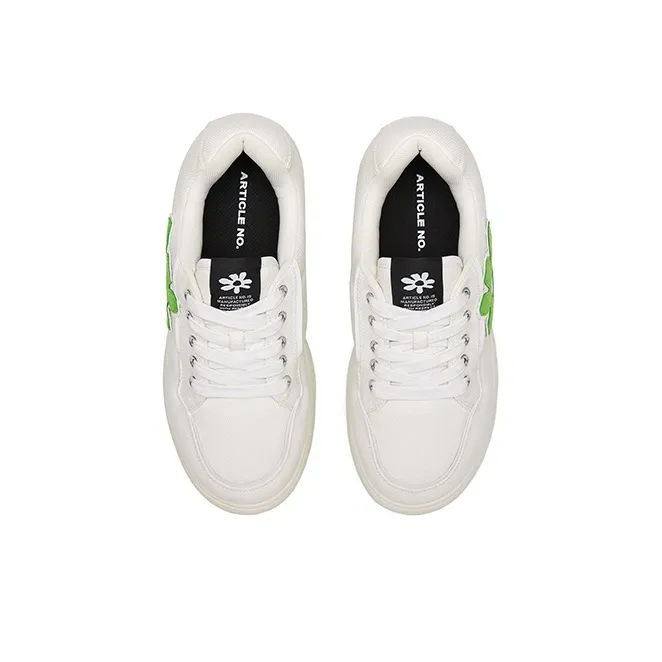 ARTICLE NO. Low Top Skateboard Shoes Unisex Apple Green-1