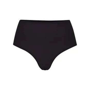 SKIMS FITS EVERYBODY HIGH-WAISTED THONG Underpants Women's 1 Pack ONYX/Onyx