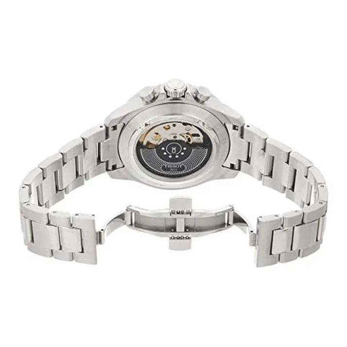 TISSOT Automatic Mechanical Movement Men's Watches Watch 45mm Black Dial T106.427.11.051.00-3