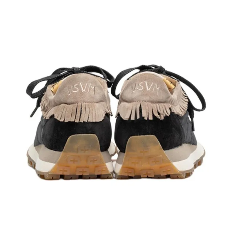 Visvim Walpi Runner 8 Fringed Suede 'Black Camel Brown'-1