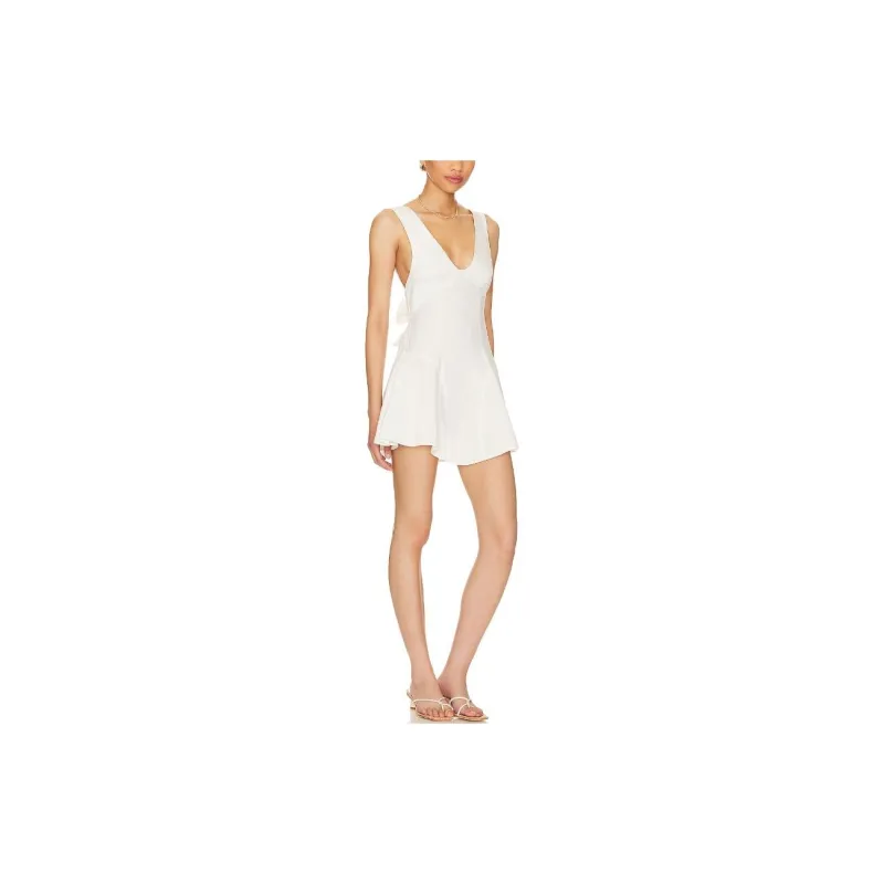 FREE PEOPLE Sleeveless Dress Women's White-2
